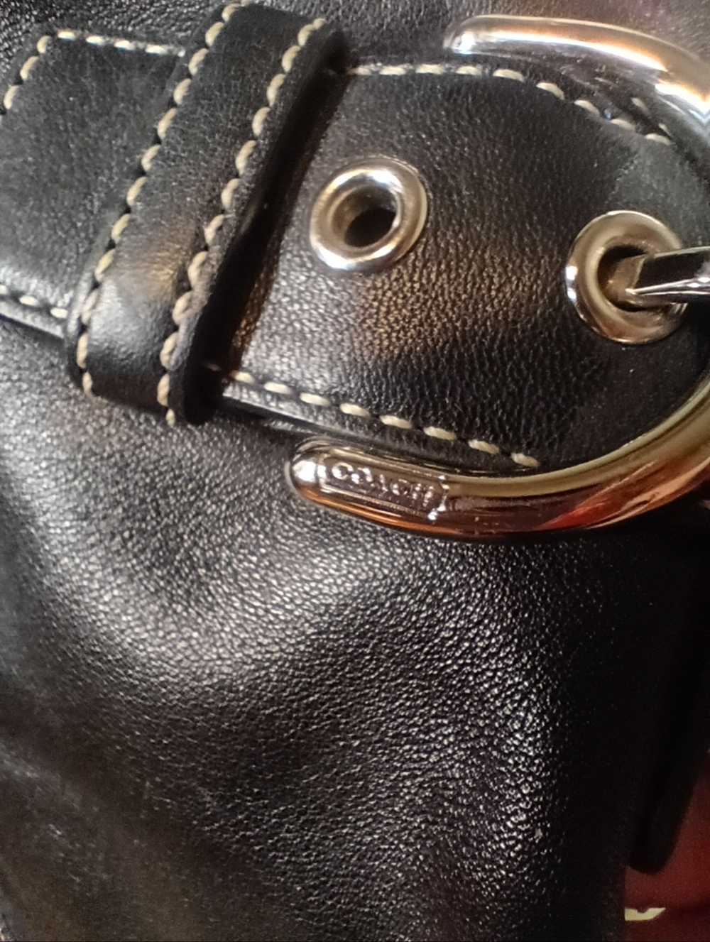 Coach Black Leather SOHO Shoulder Bag - Sleek Purse- Never Used - Picture 3 of 11